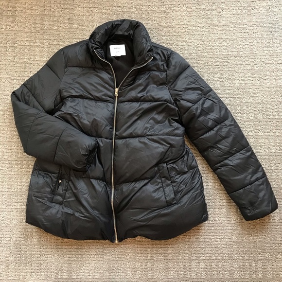 Old Navy Jackets & Blazers - Old Navy Maternity Black Puffer